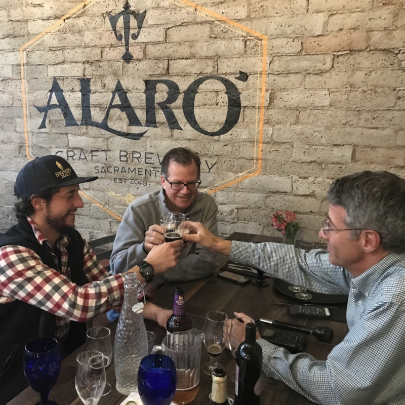 Beers with Friends at Alaro Brewing