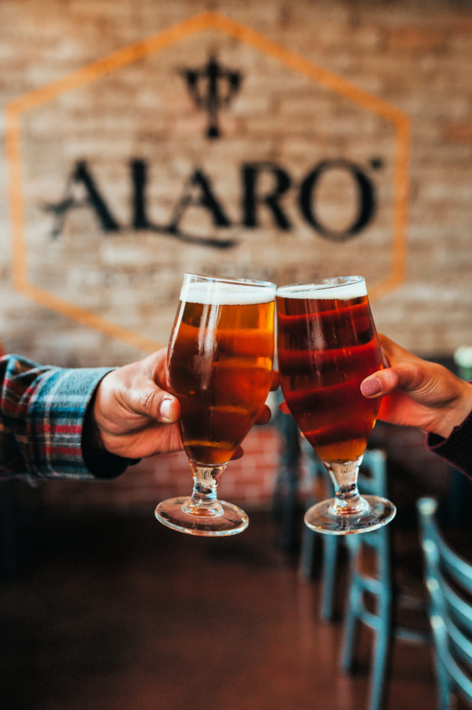 Beer Cheers at Alaro Brewing